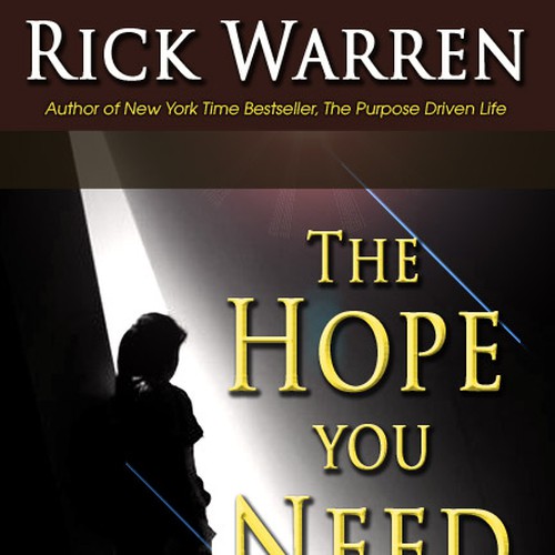 Design Rick Warren's New Book Cover Design réalisé par clutterfree