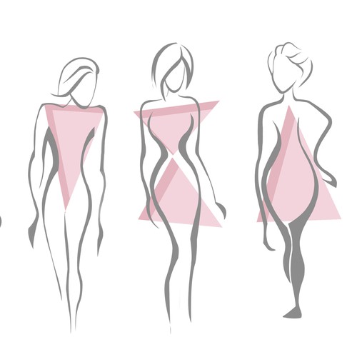 Graphic Design Contest Entry #31 for Illustration Design for female body  shapes/ types