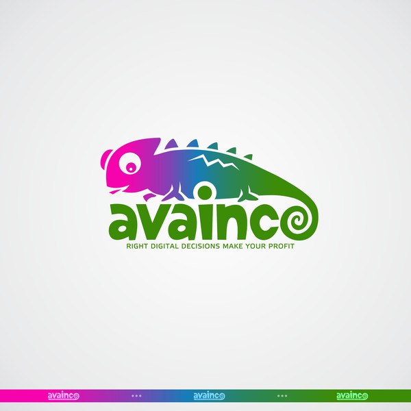 Colorful design combined with the text