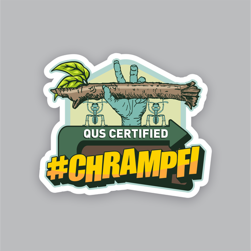 Laptop Stickers for IT Department Design by PeaceIdea!