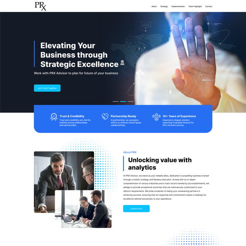 High-End Consulting Website Design Design by Gaurav241177