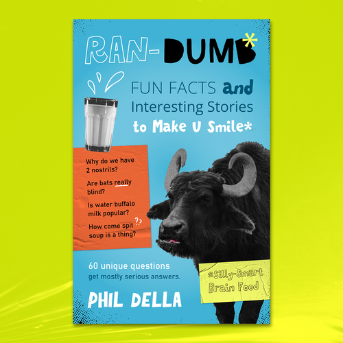 Ran-Dumb Fun Facts Book Cover Design by Alexandra G Mocanu