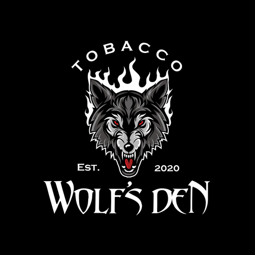 THE WOLF'S DEN LOGO - PREMIUM MEN'S TANK TOP - BLACK The Wolf's