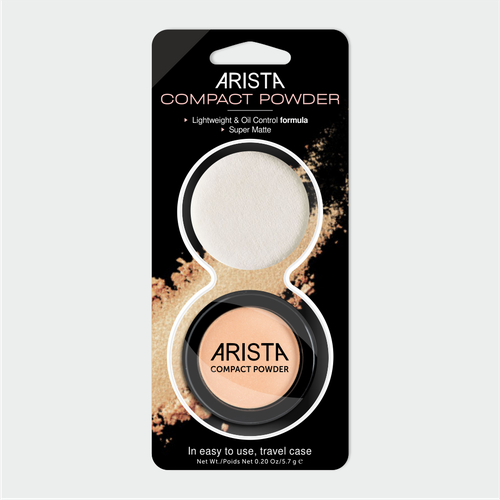 Arista Compact Powder Design by SBS GRAPHICS