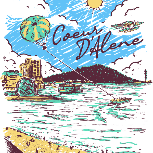 Coeur d'Alene T-Shirt Merchandise