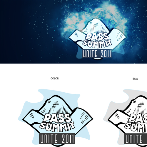New logo for PASS Summit, the world's top community conference Ontwerp door DVMagnabosco