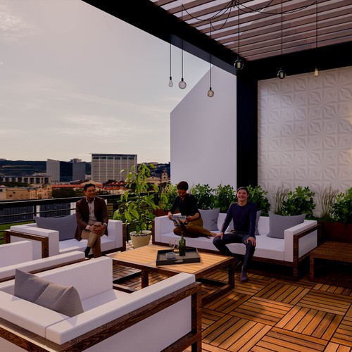 Ideation: Roof Top Terrace Design by Dsateli3r