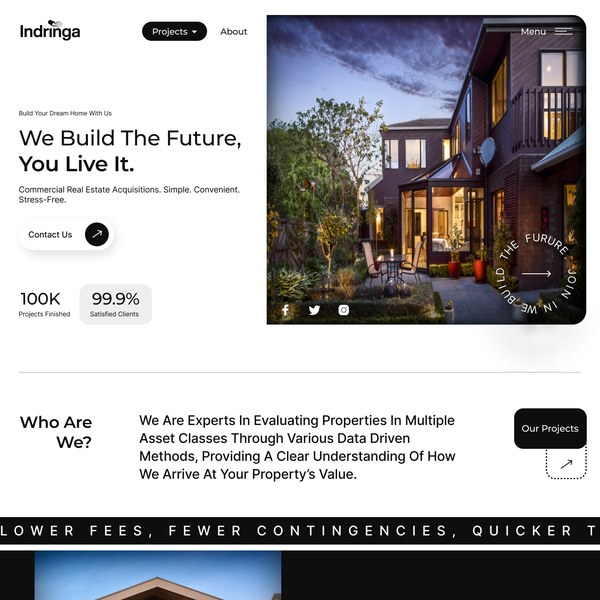 modern website design