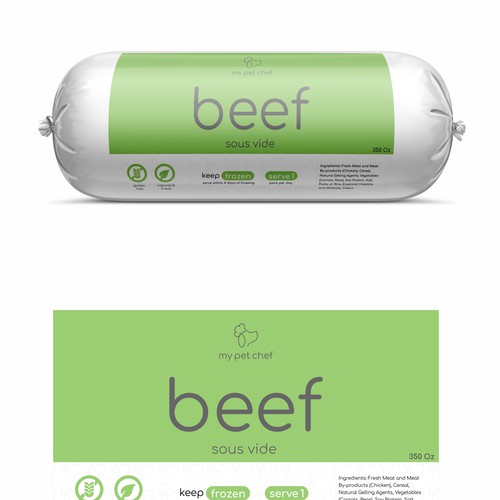 Premium Fresh Dog Food Design by Sukira