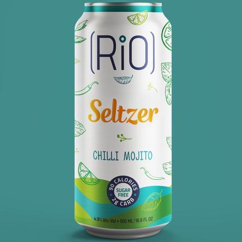 Wine Seltzer in Can design required! Design by Jony I