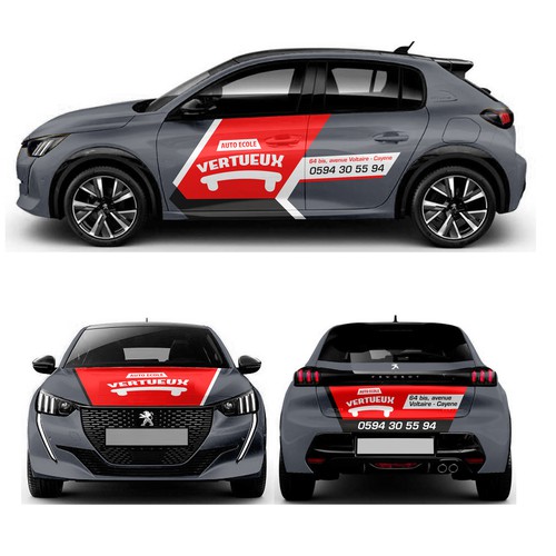 Simple Classy car design for a company that teach people how to drive Design by Anugerah ilahi