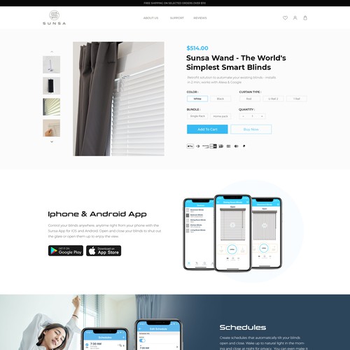 Shopify Design for New Smart Home Product! デザイン by Abbram