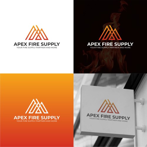 Apex Fire Supply Logo Wanted Design por Musagraphic4