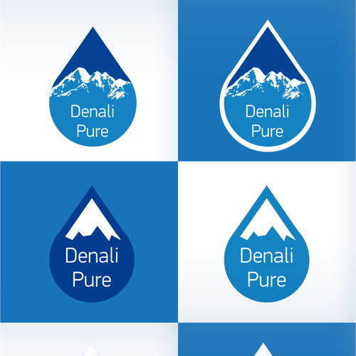 Design a logo and retail package for water filter brand with a premium