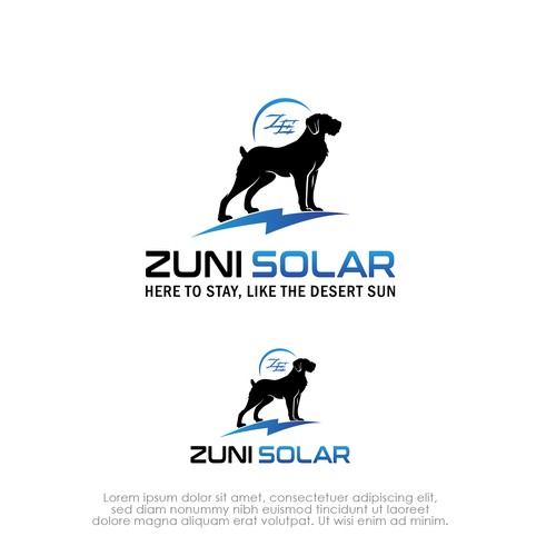 Solar Design- with the slogan, "Here to stay, like the desert sun" Diseño de B"n"W