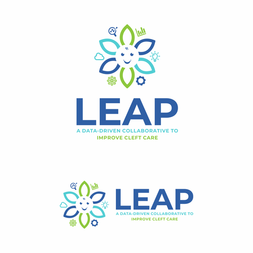 Inspiring logo for a new collaboratory to improve healthcare for young children Design by colorworks™