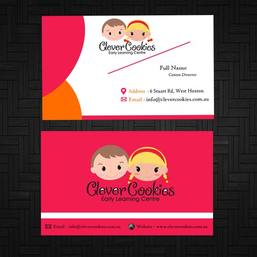 New Creative Business Card Stationary For Childcare Centre