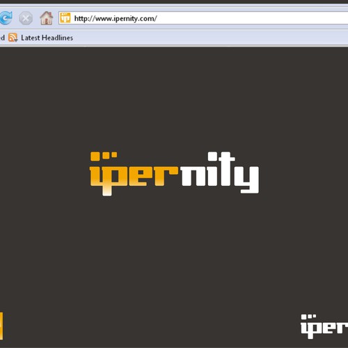 New LOGO for IPERNITY, a Web based Social Network Design by ARTGIE