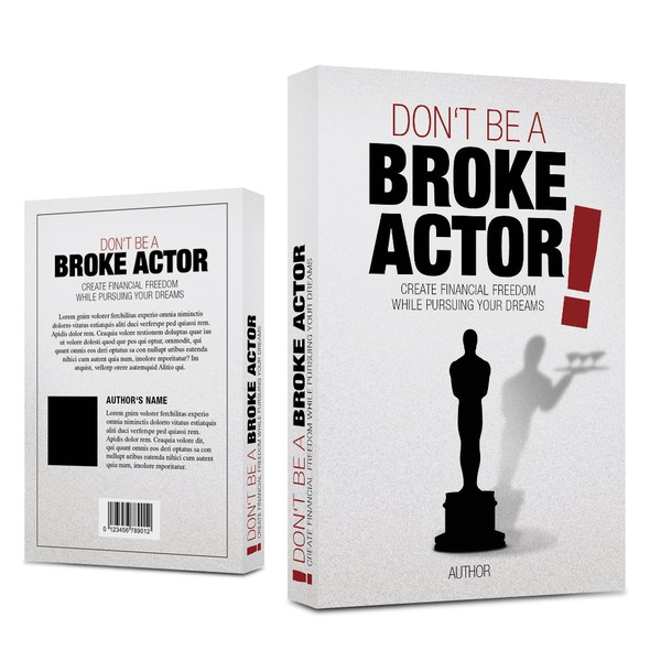 Design by graphissimo titled "DON'T BE A BROKE ACTOR"