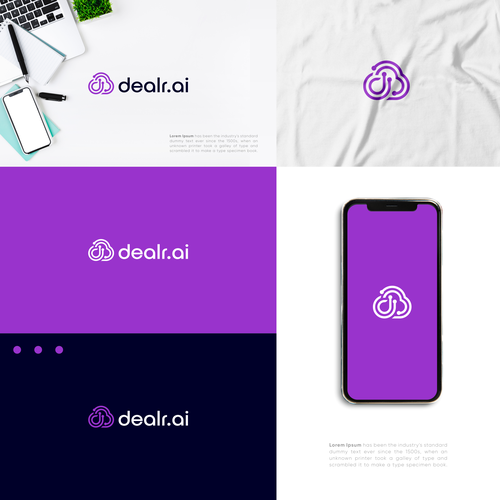 Create a simple and techy logo for a new AI product for dealr.cloud - dealr.ai Design by Amremite〆