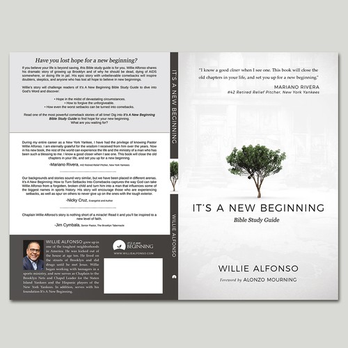 Chaplain of the New York Yankees needs winning book cover design for