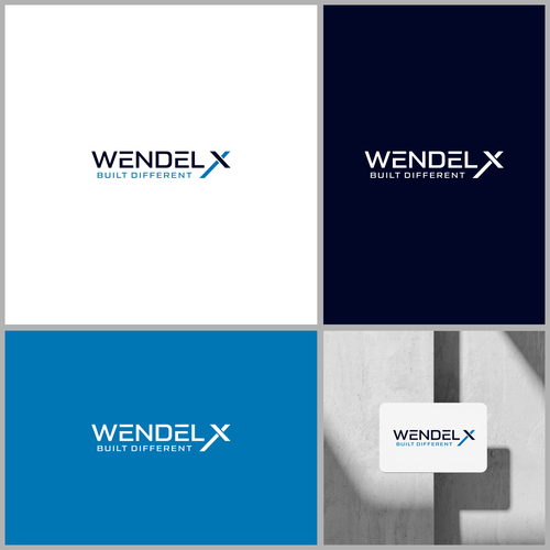 Luxury Logo Design for Wendel X — A Premium Construction Brand Built Different Design by bo_riq.Std ⇪