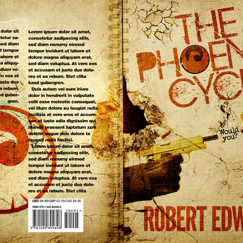 Create a gripping book cover that doesn't let go! Design by Ed Davad