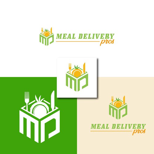 Simple Logo for Meal Delivery Pros (Quick and Easy With Colors Chosen) Design by line2code