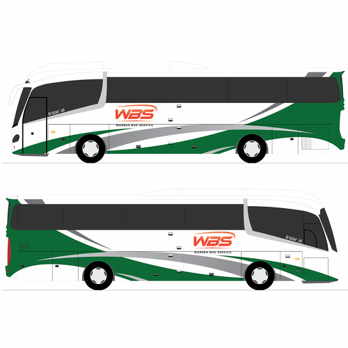 Charter Bus Graphics Incorporating Company Logo Competition Design réalisé par ezesol™