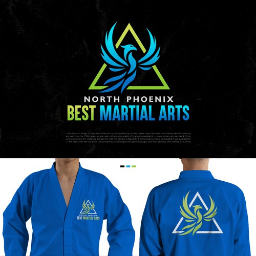 North Phoenix Best Martial Arts school logo Design by jimzz