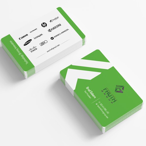 New High Tech Business Cards for High Tech Company Design by theweborigin