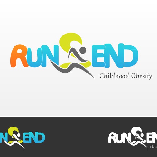 Run 2 End : Childhood Obesity needs a new logo Diseño de Mcbender