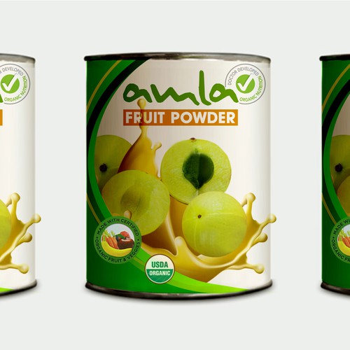 Amla Fruit Powder Label Design by bcra