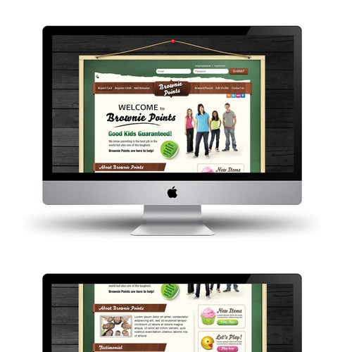 New website design wanted for Brownie Points Design by Mary_pile