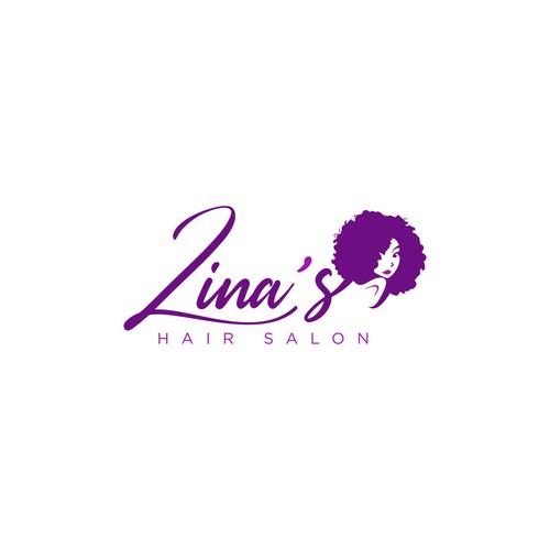 Showcase African Heritage and Glamour for Zina's Hair Salon Logo Design von ichez