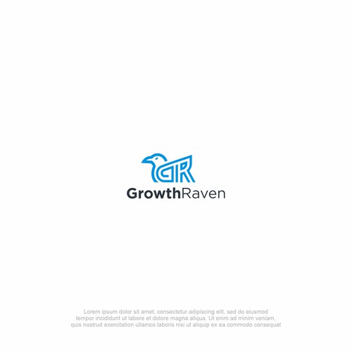 Powerful Logo For Growth Raven Design by gales™