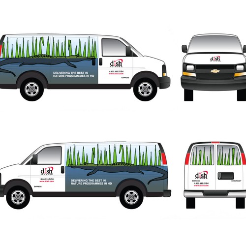 V&S 002 ~ REDESIGN THE DISH NETWORK INSTALLATION FLEET Design by jimmoorecreative