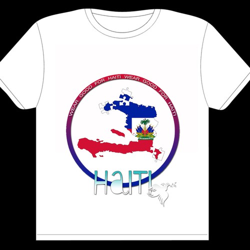 Wear Good for Haiti Tshirt Contest: 4x $300 & Yudu Screenprinter Design by Gyllenblue