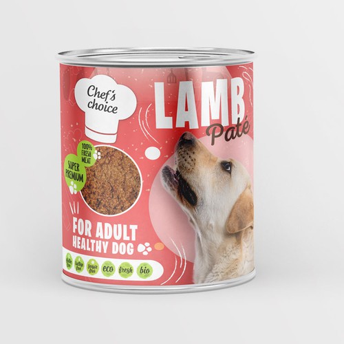 Design a super premium pet food packaging! Design by Budour A.