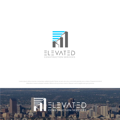 Create a Simple, Memorable, Enduring, and Versatile logo for Elevated Construction Services Design by D'graphic Studio