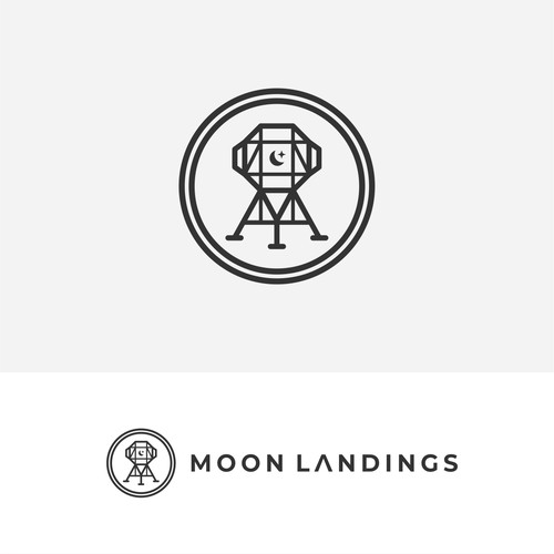 Gear and apparel logo inspired by the golden age of space exploration Design by UnderTheSameSky