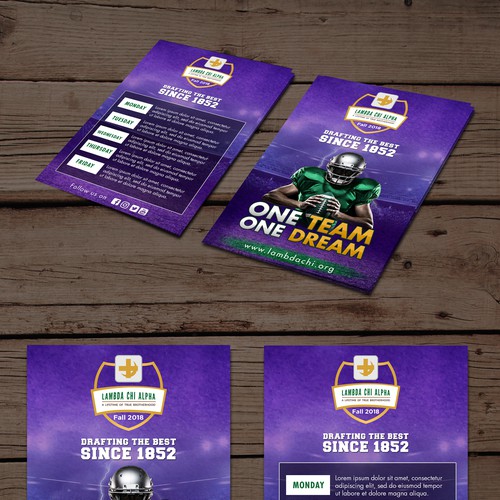 Fraternity Rush Flyer Templates