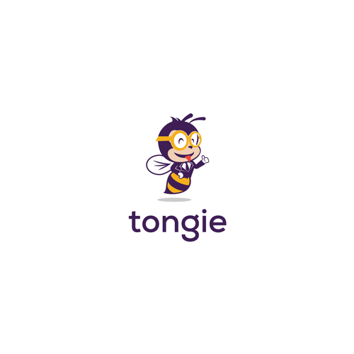 Design di Design Tongie's brand which is an A.I. boosted, language teaching mobile app di odle