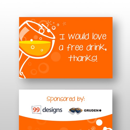 Design the Drink Cards for leading Web Conference! Réalisé par iAquarian
