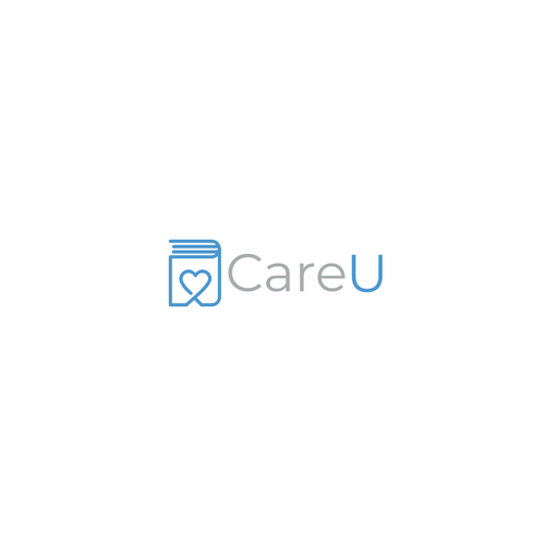Fun yet sophisticated logo for our new training program, Care U. Design by Rectovers