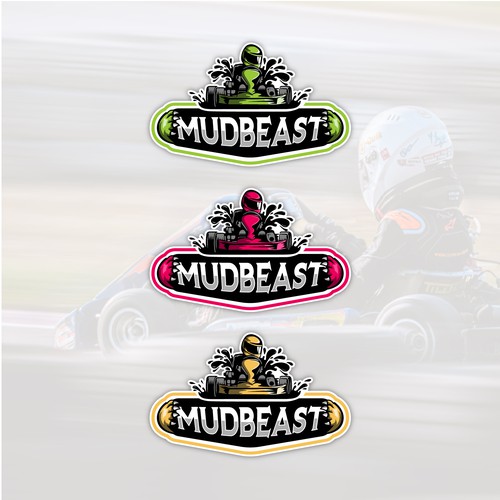 Design di Mud Beast!  Logo needed for a new line of off-road Go-Karts for kids di Brainbox Studio