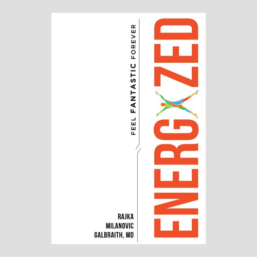 Design a New York Times Bestseller E-book and book cover for my book: Energized Ontwerp door Shahbail