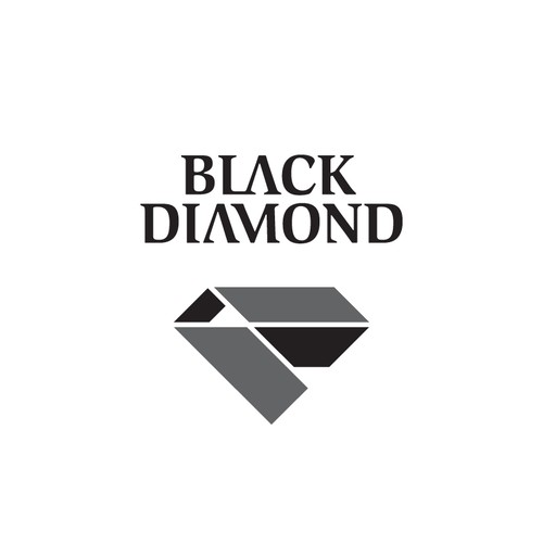 black diamond logo design