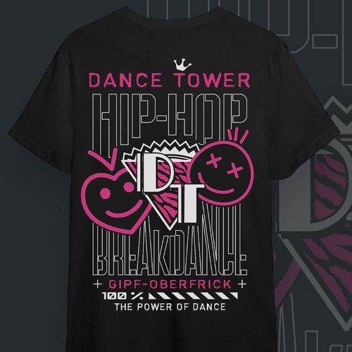 T-shirt Design - Dance Tower Design by mañana_art