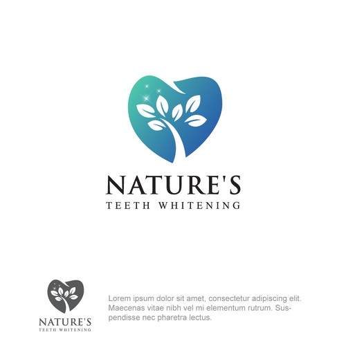 Nature's Teeth Whitening - Needs a Natural Company Logo Design by hasnagraphics